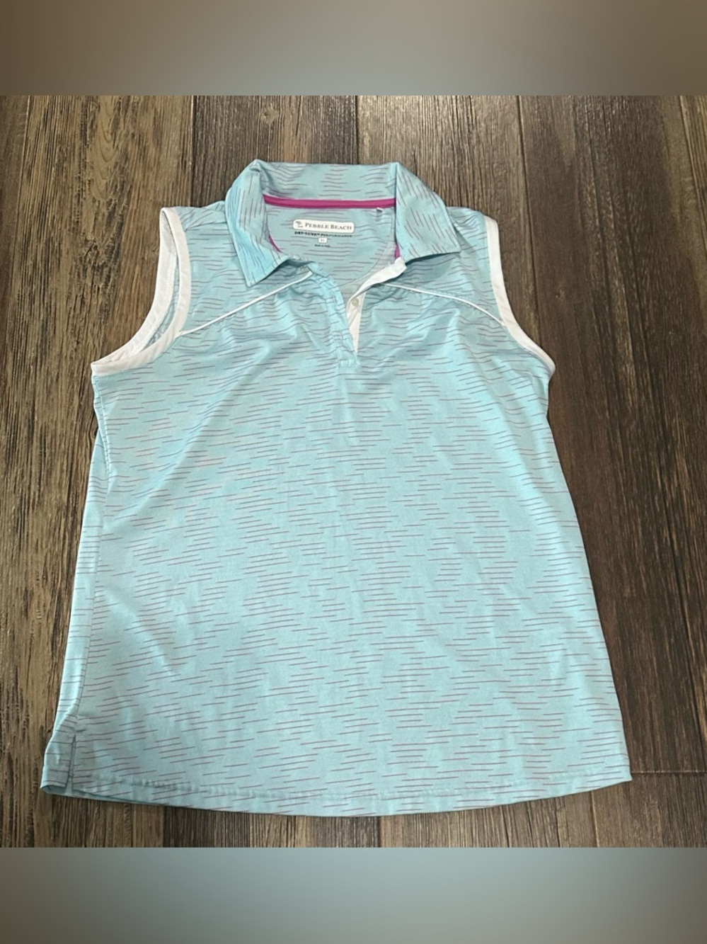Pebble Beach dry-luxe performance golf shirt women’s XL sleeveless top